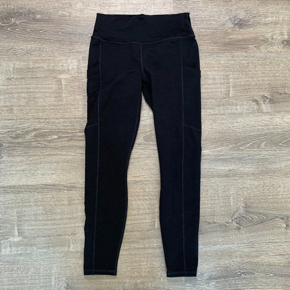 FABLETICS ATHLETIC POWERHOLD YOGA PANTS WOMENS Size S-XS in BLACK